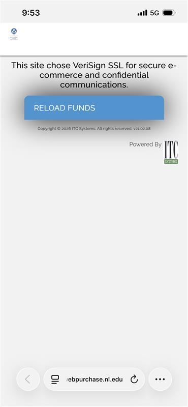A screenshot of the Web Purchase landing page