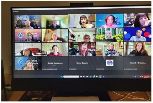 Participants in a TPAB Zoom meeting